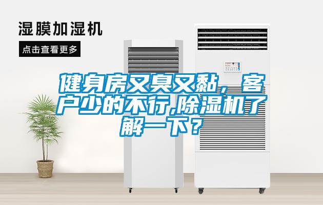 健身房又臭又黏，客戶(hù)少的不行,除濕機了解一下？