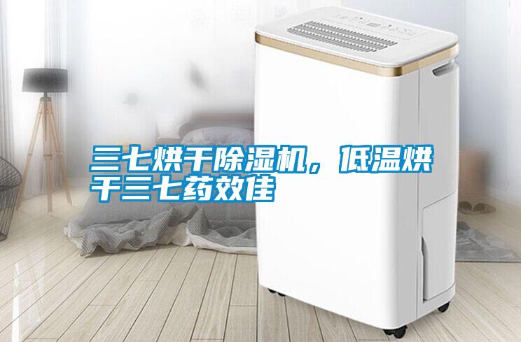 三七烘干除濕機，低溫烘干三七藥效佳