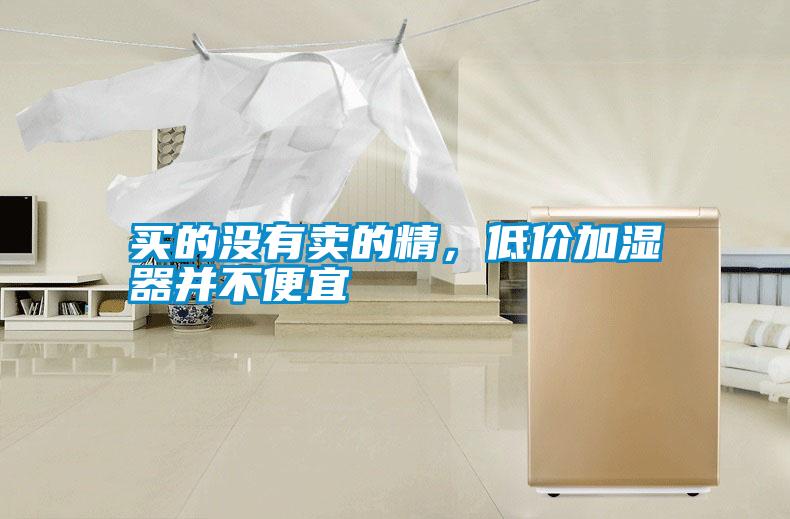 買(mǎi)的沒(méi)有賣(mài)的精，低價(jià)加濕器并不便宜