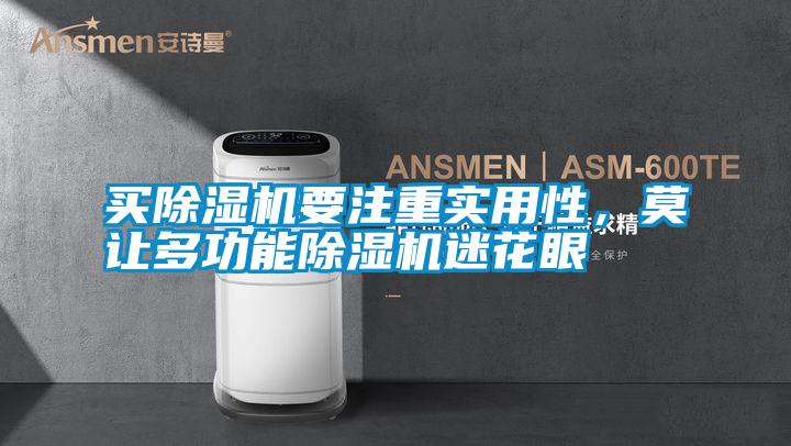 買(mǎi)除濕機要注重實(shí)用性，莫讓多功能除濕機迷花眼