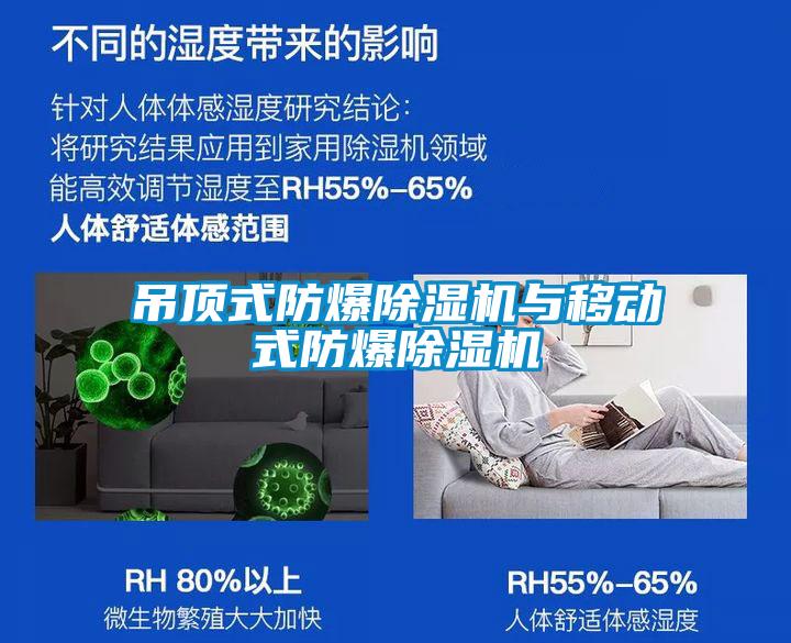 吊頂式防爆除濕機與移動(dòng)式防爆除濕機
