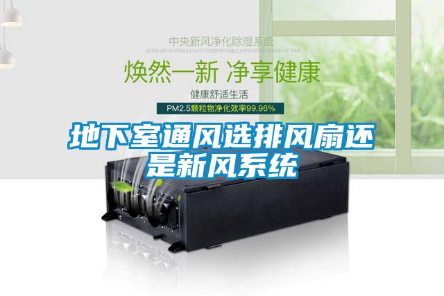地下室通風(fēng)選排風(fēng)扇還是新風(fēng)系統