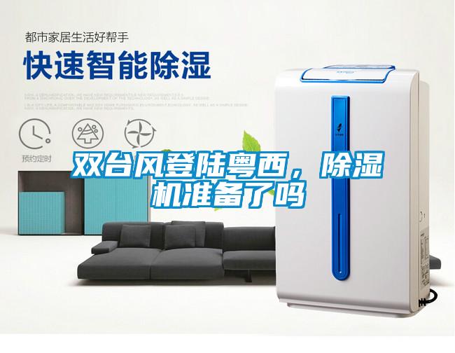 雙臺風(fēng)登陸粵西，除濕機準備了嗎