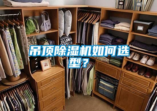 吊頂除濕機如何選型？