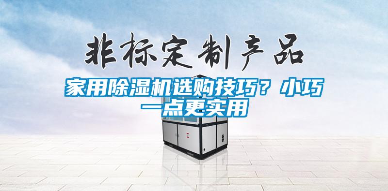 家用除濕機選購技巧？小巧一點(diǎn)更實(shí)用