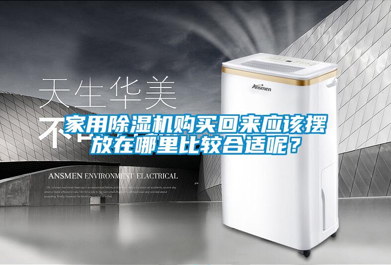 家用除濕機購買(mǎi)回來(lái)應該擺放在哪里比較合適呢？