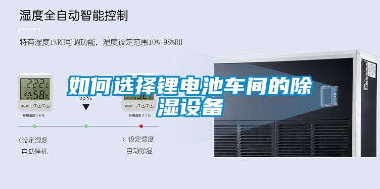 如何選擇鋰電池車(chē)間的除濕設備