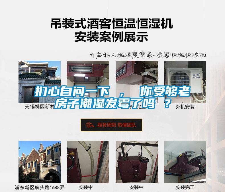 捫心自問(wèn)一下 ， 你受夠老房子潮濕發(fā)霉了嗎 ？