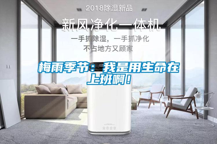 梅雨季節:我是用生命在上班??!