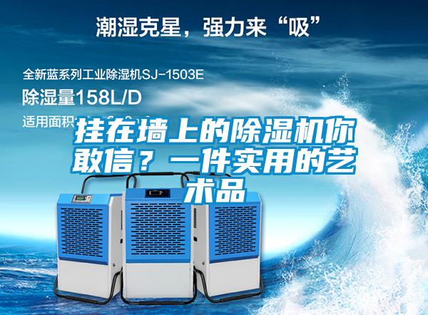 掛在墻上的除濕機你敢信？一件實(shí)用的藝術(shù)品