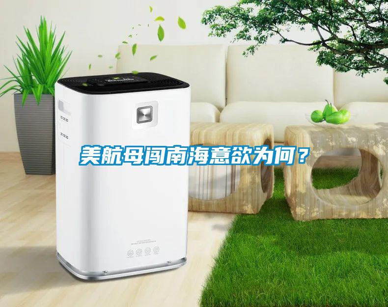 美航母闖南海意欲為何？