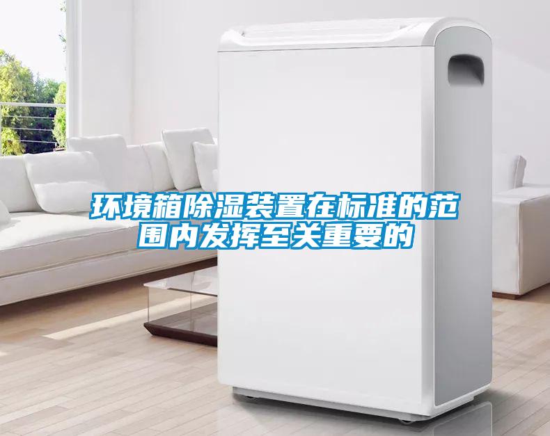 環(huán)境箱除濕裝置在標準的范圍內發(fā)揮至關(guān)重要的