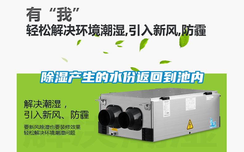 除濕產(chǎn)生的水份返回到池內
