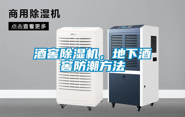 酒窖除濕機，地下酒窖防潮方法