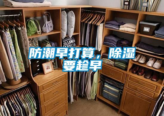防潮早打算，除濕要趁早