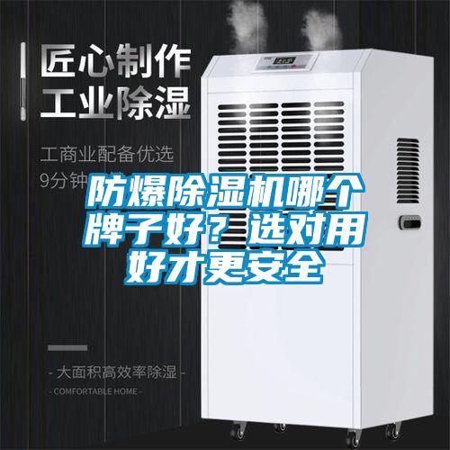 防爆除濕機哪個(gè)牌子好？選對用好才更安全