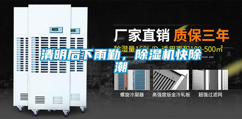 清明后下雨勤，除濕機快除潮