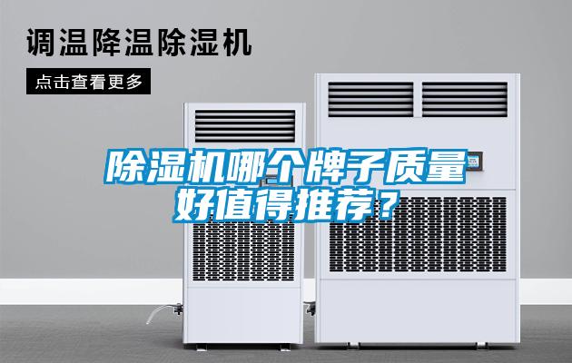 除濕機哪個(gè)牌子質(zhì)量好值得推薦？