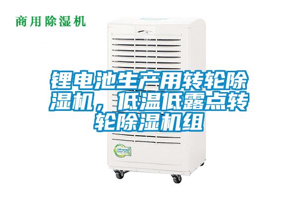 鋰電池生產(chǎn)用轉輪除濕機，低溫低露點(diǎn)轉輪除濕機組