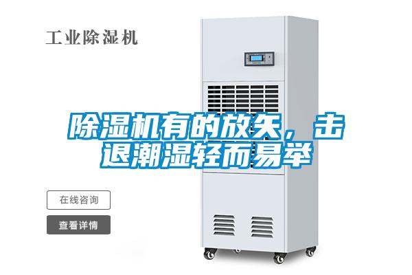 除濕機有的放矢，擊退潮濕輕而易舉