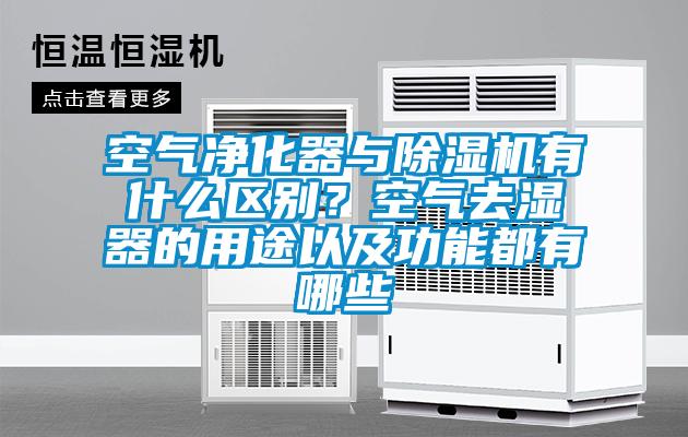空氣凈化器與除濕機有什么區別？空氣去濕器的用途以及功能都有哪些