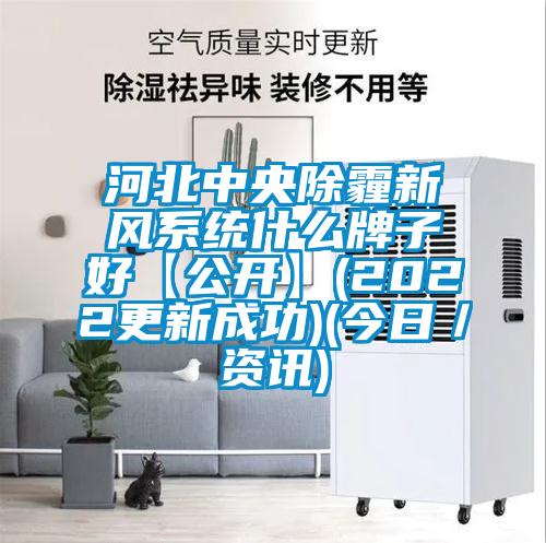 河北中央除霾新風(fēng)系統什么牌子好【公開(kāi)】(2022更新成功)(今日／資訊)
