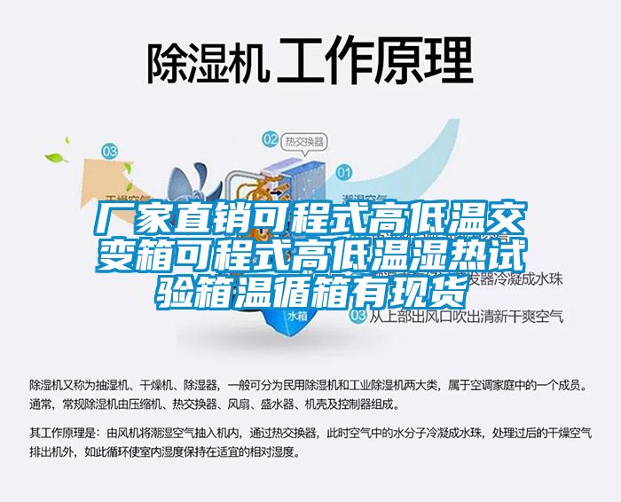 廠(chǎng)家直銷(xiāo)可程式高低溫交變箱可程式高低溫濕熱試驗箱溫循箱有現貨