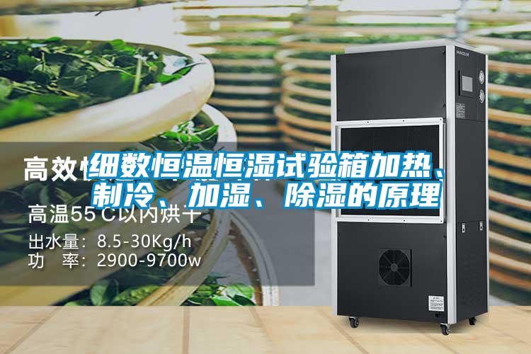 細數恒溫恒濕試驗箱加熱、制冷、加濕、除濕的原理