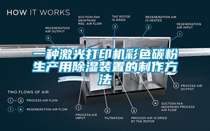 一種激光打印機彩色碳粉生產(chǎn)用除濕裝置的制作方法
