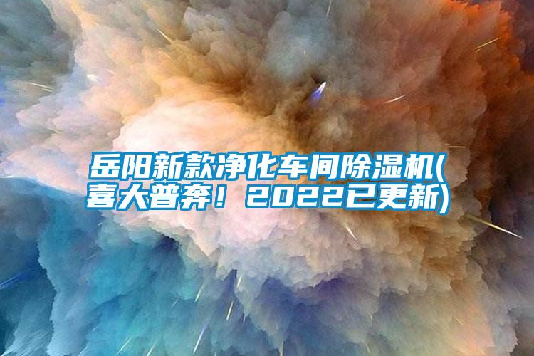 岳陽(yáng)新款凈化車(chē)間除濕機(喜大普奔！2022已更新)