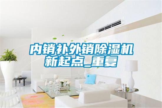 內銷(xiāo)補外銷(xiāo)除濕機新起點(diǎn)_重復