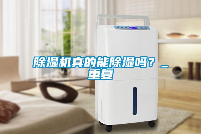 除濕機真的能除濕嗎？_重復