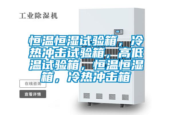 恒溫恒濕試驗箱，冷熱沖擊試驗箱，高低溫試驗箱，恒溫恒濕箱，冷熱沖擊箱