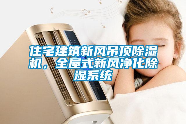 住宅建筑新風(fēng)吊頂除濕機，全屋式新風(fēng)凈化除濕系統