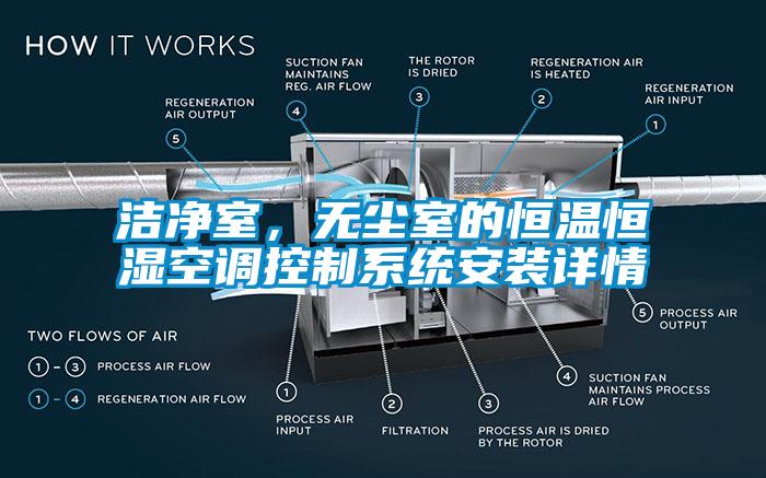 潔凈室，無(wú)塵室的恒溫恒濕空調控制系統安裝詳情