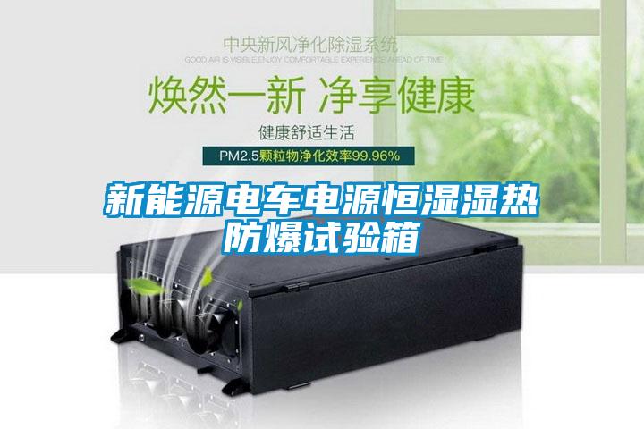 新能源電車(chē)電源恒濕濕熱防爆試驗箱