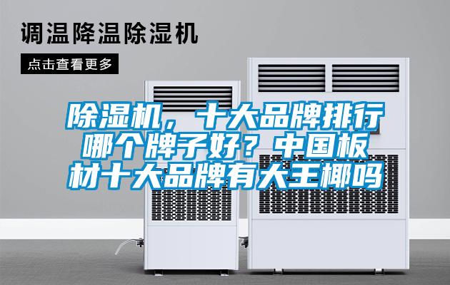 除濕機，十大品牌排行哪個(gè)牌子好？中國板材十大品牌有大王椰嗎