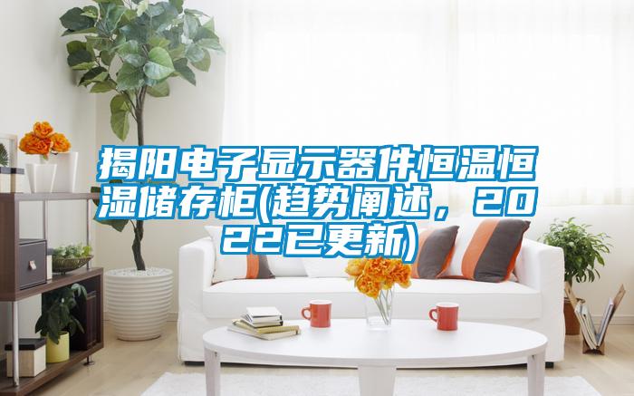 揭陽(yáng)電子顯示器件恒溫恒濕儲存柜(趨勢闡述，2022已更新)