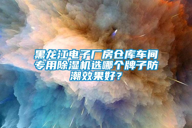黑龍江電子廠(chǎng)房倉庫車(chē)間專(zhuān)用除濕機選哪個(gè)牌子防潮效果好？