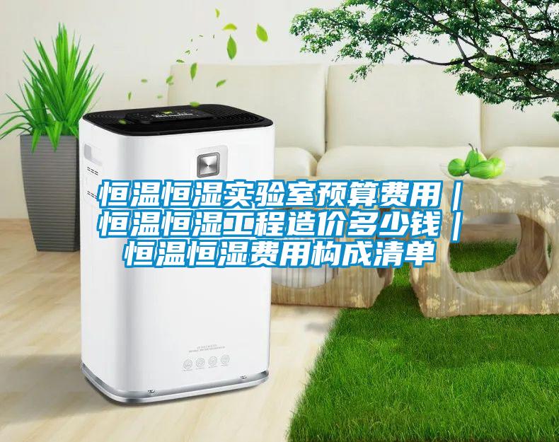 恒溫恒濕實(shí)驗室預算費用｜恒溫恒濕工程造價(jià)多少錢(qián)｜恒溫恒濕費用構成清單