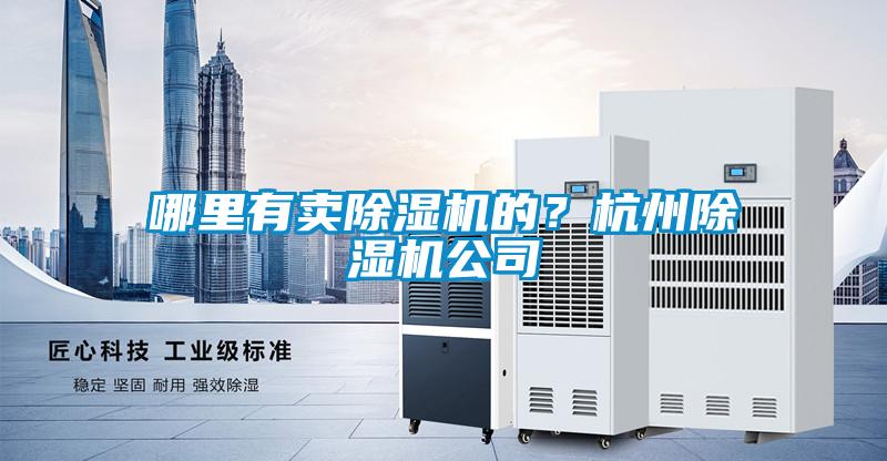 哪里有賣(mài)除濕機的？杭州除濕機公司