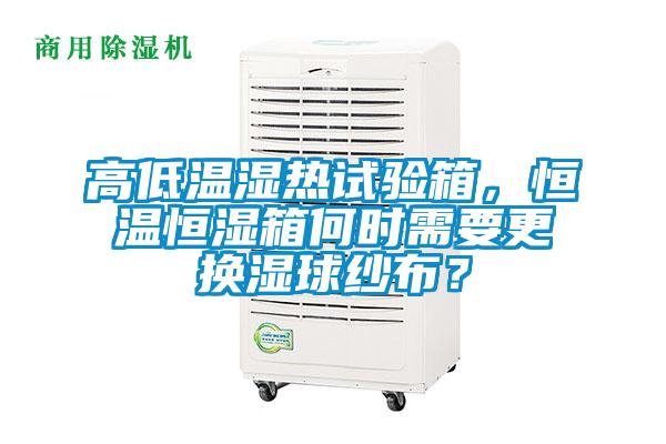 高低溫濕熱試驗箱，恒溫恒濕箱何時(shí)需要更換濕球紗布？