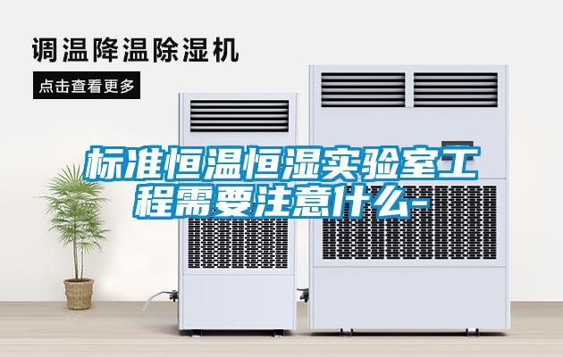 標準恒溫恒濕實(shí)驗室工程需要注意什么-