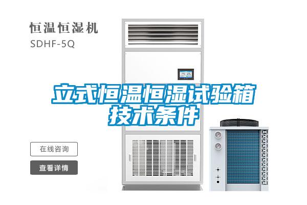 立式恒溫恒濕試驗箱技術(shù)條件