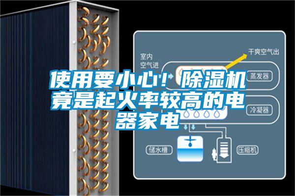 使用要小心！除濕機竟是起火率較高的電器家電
