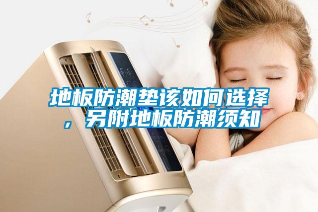 地板防潮墊該如何選擇，另附地板防潮須知