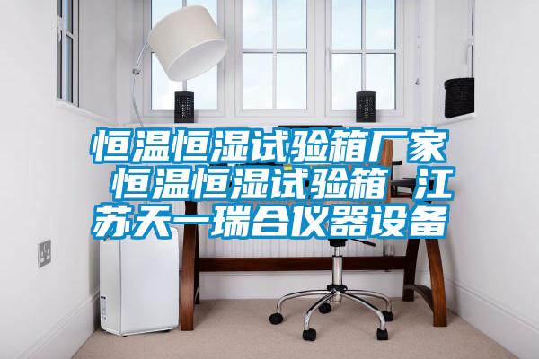 恒溫恒濕試驗箱廠(chǎng)家 恒溫恒濕試驗箱 江蘇天一瑞合儀器設備