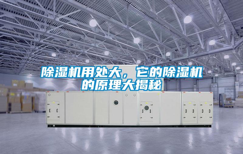 除濕機用處大，它的除濕機的原理大揭秘