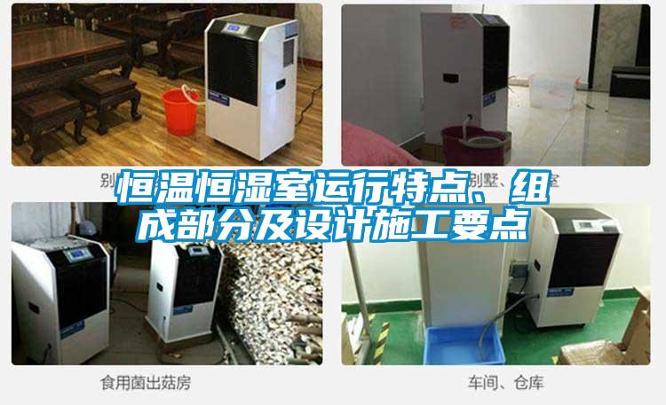 恒溫恒濕室運行特點(diǎn)、組成部分及設計施工要點(diǎn)