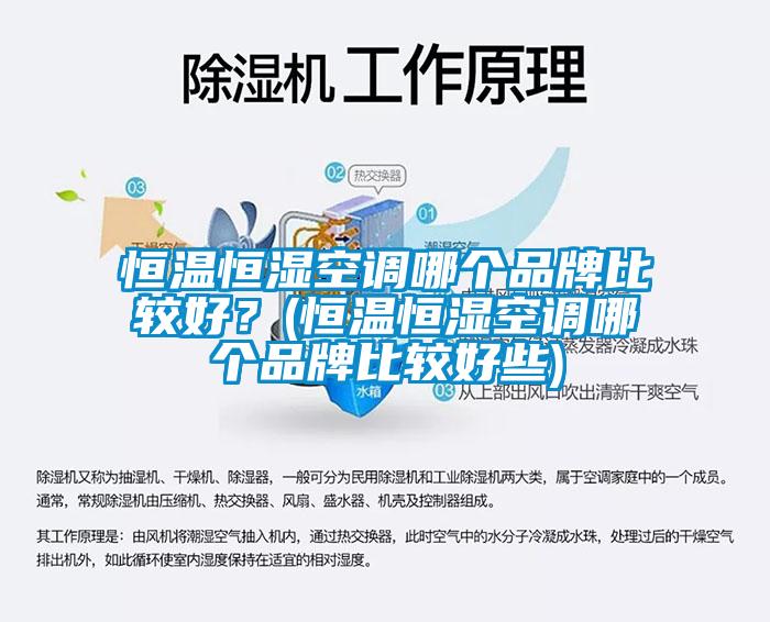恒溫恒濕空調哪個(gè)品牌比較好？(恒溫恒濕空調哪個(gè)品牌比較好些)